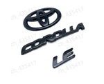 New Gloss Blackout Overlay Emblem Fit 2020-2025 Toyota Corolla PT948-02200-02. Fixed Price $42.88.