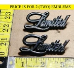 (2) Buick Regal Limited Interior Door Emblems 3071073 (5579. Fixed Price $24.00.