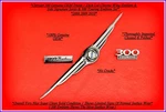 2008 2010 Chrysler 300 Chrome Wing Emblem Signature Series Touring Badge Oem. Fixed Price $75.95.