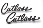 New Front Fender "cutlass" Script Pair / For 68-69 Olds Chrome Side Emblem Trim. Fixed Price $87.99.