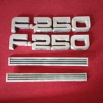 4 Piece Ford F250 Emblems. Fixed Price $35.00.