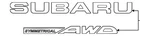 Genuine Subaru Nameplate 93079AN020. Fixed Price $63.66.
