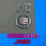 2008-14 Cadillac Cts 3.6 Direct Injection Oem Chrome Rear Trunk Deck Emblem Set. Fixed Price $29.99.