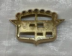 1952 1953 Cadillac Trunk Ornament Emblem Gold Crest Backing Plate Badge Molding. Fixed Price $107.79.