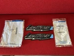 Nos New 1999 Thru 2004 Ford F150 Svt Lightning Front Fender Emblems Pr 2X Lot. Fixed Price $188.00.