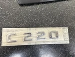 A2028171415 Mercedes Benz W202 C220 Hatch Lid Emblem Badge Genuine New. Fixed Price $100.00.