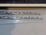 Pair 1957 Chevy Belair 150 210 Original Nos Gm Fender Chevrolet Emblems 3733212. Fixed Price $157.50.