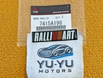 Mitsubishi Genuine Lancer Evo Colt Rear Ralliart Emblem Badge 7415A198 Oem Jdm. Fixed Price $30.17.