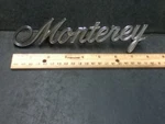 Automobile Car Or Truck Emblem Logo Badge Mercury Monterey DIMB-65291B62-AA Usa. Fixed Price $12.25.