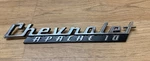 Vintage Chevrolet Apache 10 Truck Emblem 3766879 13-1/2 Long. Fixed Price $38.28.