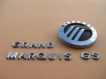 03-11 Mercury Grand Marquis Gs Rear Trunk Emblem Logo Badge Sign Oem Used A46811. Fixed Price $40.00.
