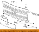 Gm Oem 16-19 Silverado 1500 Ld Grille Components-emblem 23303574. Fixed Price $86.88.