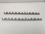 International Harvester Emblems 96905-H Script 1941-1957 Travelall Travelette. Fixed Price $100.00.