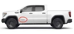 Gm Oem 22-23 Sierra 1500 Front Door Exterior Trim-nameplate 84926076. Fixed Price $12.99.