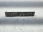 Nos Buick Custom Fender Emblem Gm #1236763 4.25" Metal Badge Oem. Fixed Price $30.00.