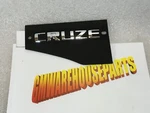 2016-2017 Chrome "cruze" Trunk Emblem New Gm # 23368275. Fixed Price $50.20.
