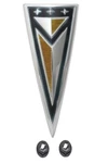 Rear Trunk Lid Arrowhead Emblem For 1961 Pontiac Bonneville & Catalina Usa Made. Fixed Price $84.98.