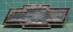 Chevy Chevrolet Bowtie Grill Emblem Pt 8970783, 8-1/2" Long X 2-3/4" Tall. Fixed Price $18.00.
