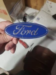 Ford Oem SR-6039 Emblem Badge Genuine Blue Oval Logo Nameplate Used. Fixed Price $10.00.