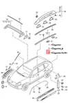 Genuine Porsche Cayenne 9PA1 Inscription Rally Black/red 9555590400003C. Fixed Price $276.63.