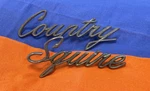 Vintage Chrome Ford "country Squire" Station Wagon Script Emblem 1970'S 1980'S. Fixed Price $54.99.