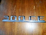 1992 Mercedes-benz W124 Rear Trunk Lid Emblem. Fixed Price $79.00.
