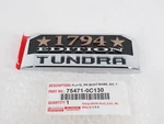 Genuine Oem Toyota 75471-0C130 "1794 Edition Tundra" Badge Emblem 14-21. Fixed Price $69.45.