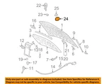 Gm Oem 02-05 Deville Hood Exterior Trim-emblem 25722716. Fixed Price $23.66.