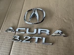 Free Shipping Oem 1999 2001 2002 2003 Acura 3.2TL Rear Trunk Emblem Badge Set. Fixed Price $29.99.