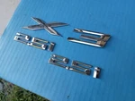 Bmw X3 Genuine Chrome 2.5I Fenders Emblems Oem Used 51147114725 Set. Fixed Price $59.95.