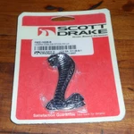 Nos 1996 1997 1998 Ford Mustang Cobra Fender Emblem Lh Driver's F6ZZ-16228-B. Fixed Price $19.96.