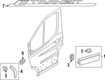 Genuine Ford 2022-2023 E-transit Nameplate NK4Z-6142528-B. Fixed Price $113.28.
