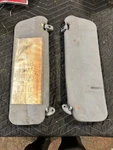 1984-1889 Toyota 4RUNNER Grey Gray Sun Visor Pair -- With Clips Good Cond. Fixed Price $101.82.