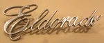 1975 1976 Cadillac Eldorado Quarter Panel 5-1/2" Script Emblem 1701943. Fixed Price $33.99.