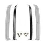 Mustang Quarter Panel Ornaments With Bases Pair 1968 - Acp. Fixed Price $88.95.