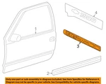Gm Oem 01-07 Express 3500 Front Door Exterior Trim-nameplate 15126053. Fixed Price $100.64.