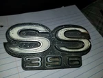 1960'S Chevrolet Chevelle SS396 Emblem GM#3920802. Fixed Price $45.00.