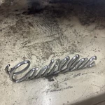 1974 1975 Cadillac Front Header Emblem Gm 9834648 In Awesome Condition. Fixed Price $15.00.