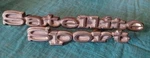 1969-70 Plymouth Sport Satellite Fender Emblem. Fixed Price $100.00.
