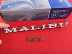 Nos 1971-1973 Chevy Malibu Fender Emblem Chrome & White With Speed Nuts 3990939. Fixed Price $49.95.