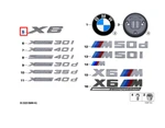 Bmw X6 G06 Tailgate Emblem Logo 51148092882. Fixed Price $116.45.