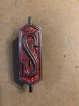 1970-1972 Olds Cutlass "s" Front Fender Emblem Badge Chrome Red Trim Logo 411259. Fixed Price $10.00.