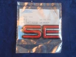 New Oem Red Pontiac Trans Sport "se" Nameplate Emblem Badge 10224978. Fixed Price $9.99.