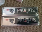 One New England Patriots Fanmats Nfl Auto Truck Emblem X 8 1/2". Fixed Price $10.99.