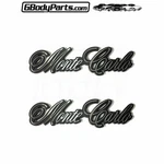 78-86 Monte Carlo Cl Ls Fender Emblem Quality Correct New Repro Pair Gm 14068812. Fixed Price $94.95.