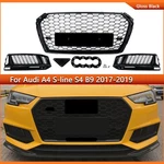 For Audi A4 S-line 2017-2019 RS4 Look Front Fog Light Grille Honeycomb. Fixed Price $144.43.