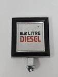 81 82 83 84 85 86 87 Chevrolet Gmc Truck 6.2 Litre Diesel Hood Ornament Orig. Fixed Price $19.95.