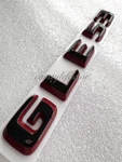 GLE53 Amg Emblem Gloss Black & Red Rear Boot Badge Logo For Mercedes W167 C167. Fixed Price $59.91.