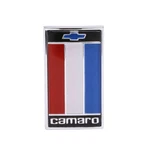 For 1975-1977 Camaro Front Header Panel Emblem, Red, White, Blue, Trim Parts. Fixed Price $97.00.