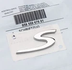 Genuine Porsche Emblem Chrome 958-559-676-01. Fixed Price $106.00.